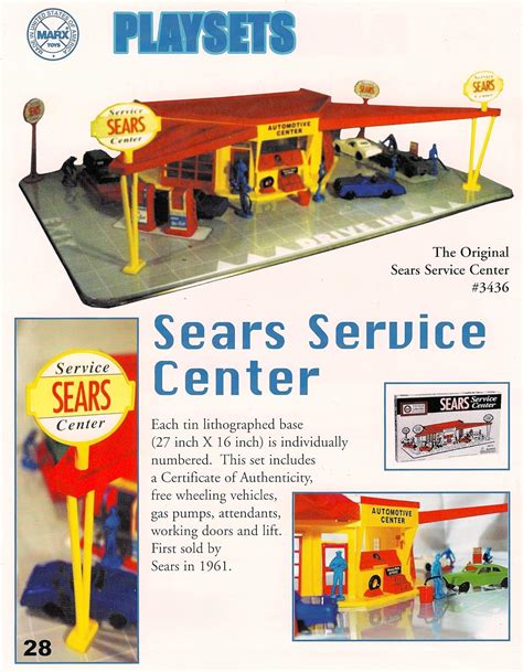 Buy SEARS SERVICE CENTER Marx Toys 30TH YEAR COMMEMORATIVE EDITION ...