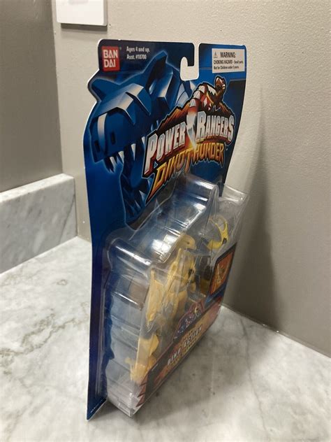 Bandai Power Rangers 2004 Yellow Dino Thunder | Ubuy India