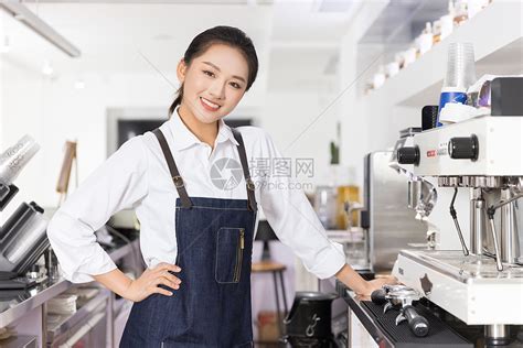 饮品店女性服务员制作奶茶元素素材下载-正版素材401931684-摄图网