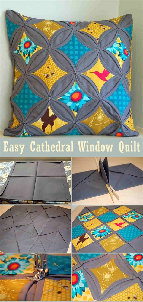 Cathedral Window Quilting Tutorial 的图像结果