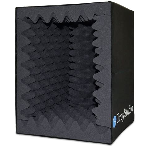 Troystudio Portable Sound Recording Vocal Booth Box Reflection Filter ...