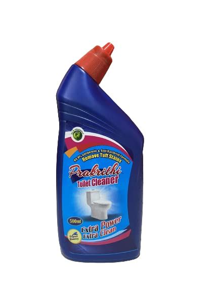 PRAKRITHI TOILET CLEANER 500 ML 99.9% Antigermic & Anti Bacterial ...