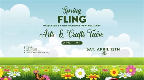 Auxiliary Spring Fling Arts & Crafts Faire @ the VFW!, McHenry VFW Post ...