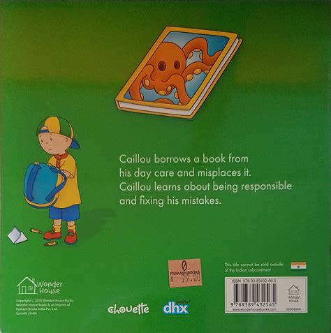 Caillou: Borrows a Book