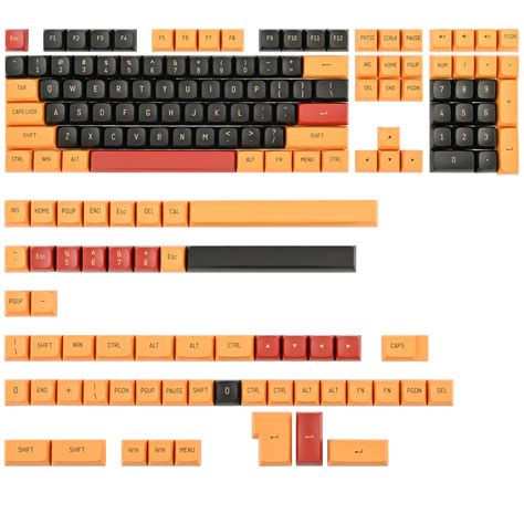 Buy Fogruaden PBT Double Keycaps, 163 Keycap Set, CSA Profile, Custom ...