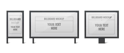 Billboard framework mockup Vectors - Download Free High-Quality Vectors ...