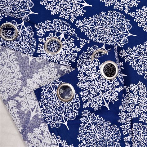 RAJASTHANI PRINT HandBlock Cotton Daylight Door Curtains with Eyelets ...