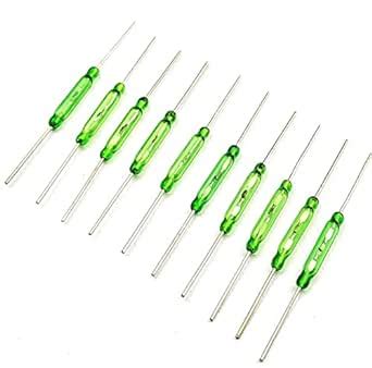 TRUSTECH Digital Magnetic Reed Switch Sensor SPST 2 Pins NO for DIY (10 ...