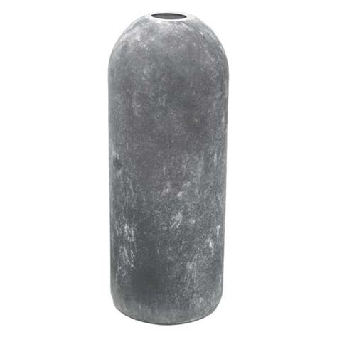 Ty Pennington Dark Grey Glass Vase, 9"