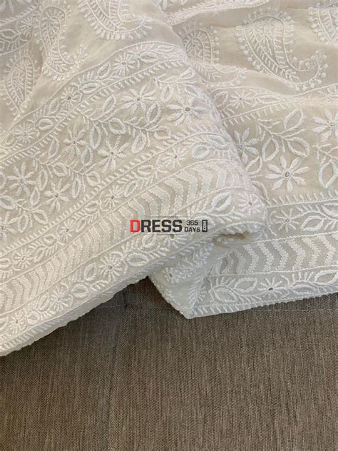 Superfine Hand Jaali Lucknow Chikankari Saree – Dress365days