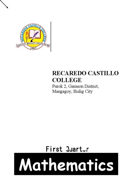 Image result for Grade 7 Math Module DepEd Module