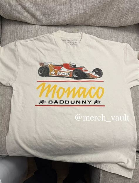 Other Bad Bunny Most Wanted Tour Monaco Racecar Tee | Grailed
