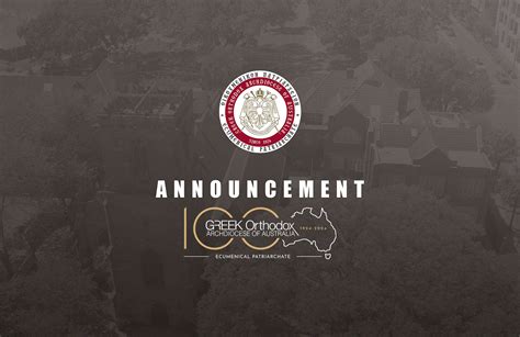 Eparchical Synod and Regional Bishops in the Holy Archdiocese of Australia - Greek Orthodox ...