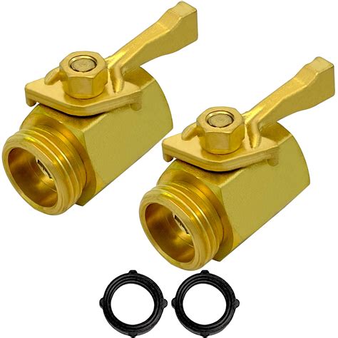 Maxflo Heavy Duty Brass Hose Shut Off Valve 2 Pack | Desertcart INDIA