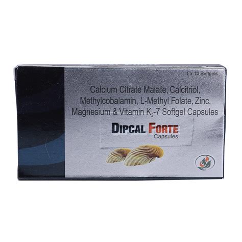 Dipcal Forte Capsule 10's Price, Uses, Side Effects, Composition ...