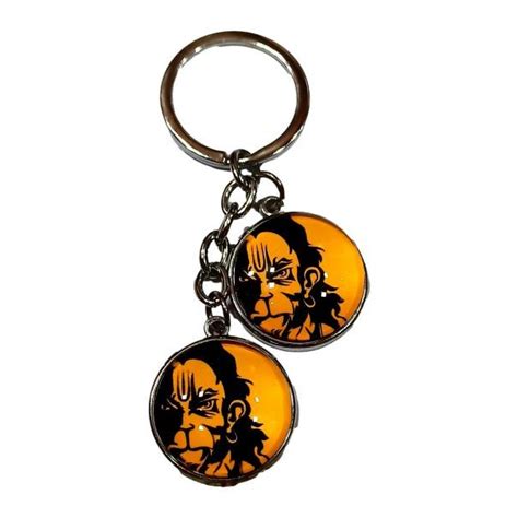 Hanuman Face Double Side Key Chain – Sri Prarthana