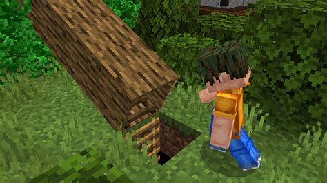 Secret Base Minecraft Tutorial Tree Redstone 的图像结果