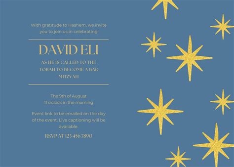 Bar Mitzvah Invitation Borders Hamsa Bar & Bat Mitzvah Invitation