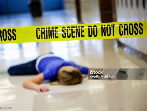 School Crime Scene Stock Photo - Download Image Now - High School ...