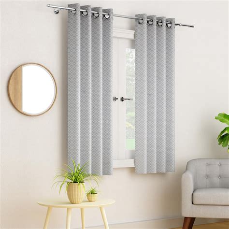 Buy PORTICO Sketch Curtains Set of 2 Printed Window Curtains from ...