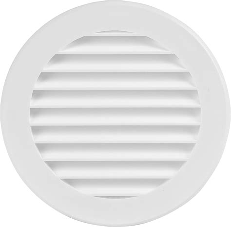 Steinberg14 White 100mm Air Vent Cover - 4 inch Round Air Vent Covers ...
