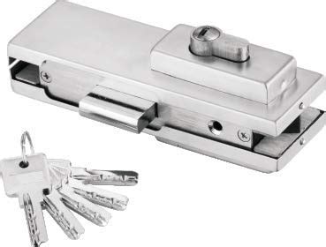 Buy TWAZO Stainless Steel Patch Fittings {Corner Patch Lock with Strike ...