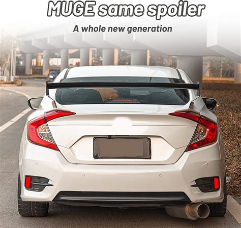 Buy ZJCLPL Car Rear Spoiler Abs for Ho-nda Civic 10th gen Sedan FC1 FC2 ...