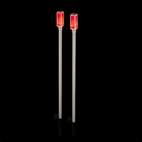 Alpine Corporation 2-Marker Red Christmas Pathway Markers SLC104SLR-RD ...