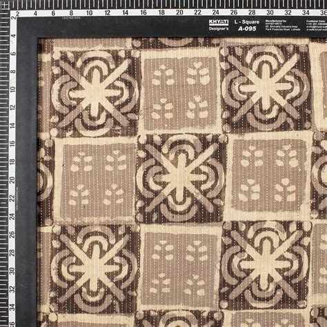 Floral Dabu Hand Block Print Cotton Kantha Fabric – DMAASA