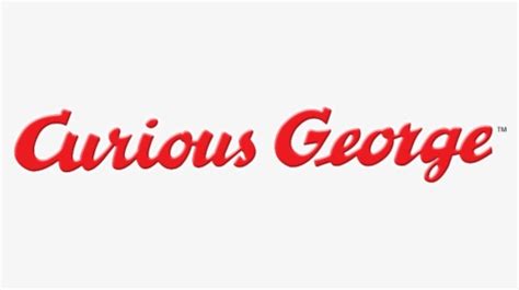 Curious George Logo With Monkey - Cartoon, HD Png Download ...