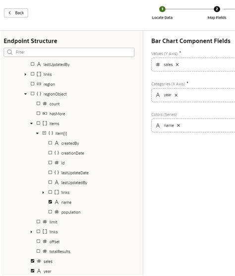 Add Bar and Area Charts to an Oracle Visual Builder Web Application