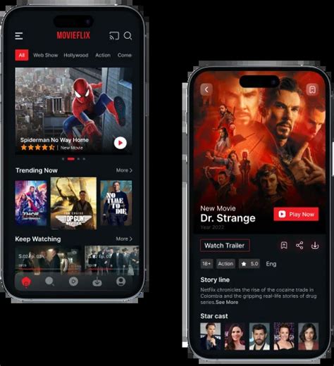 Movieflix: OTT Platform App Design Portfolio | BMV SI