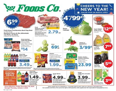 Foods Co Weekly Ad (1/2/26 – 1/6/26) Preview