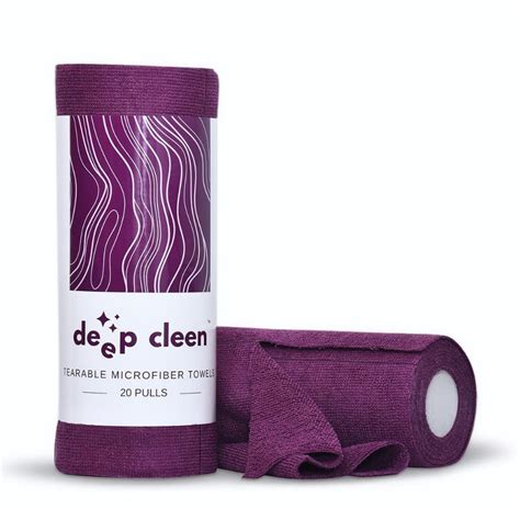 Deep Cleen™ Microfiber Tearable Cleaning Cloth Roll - 20 Pulls ...
