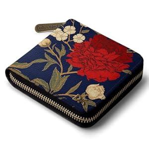 DailyObjects Midnight Chrysanthemums Women's Zip Wallet | Made with ...