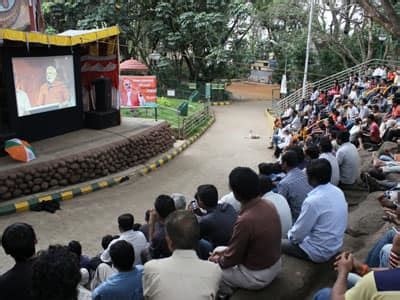 Live Screening of Shri Modi’s speech held at Bugle Rock Park in Bengaluru