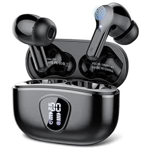 BESNOOW Wireless Earbuds Bluetooth 5.3 Headphones, 40H Playback HiFi ...