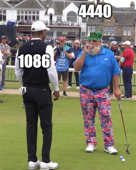 John Daly Tiger Woods Meme | John Daly Smoking Next To Tiger Woods ...