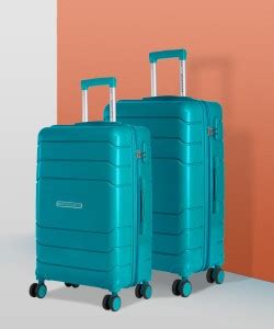 NASHER MILES Lisbon Expander Hard-Sided Polypropyelene Luggage Set of 2 ...