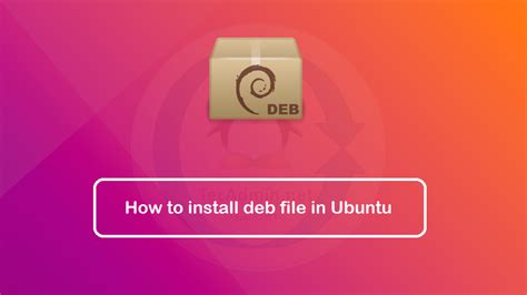 Installing Deb File 的图像结果