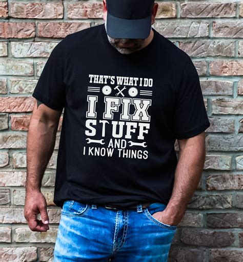 That's What I Do I Fix Stuff and I Know Things Svg, Funny Dad Svg ...