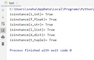 How to Use Isinstance Python 的图像结果