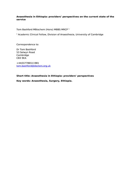 Implementation of the WHO Surgical Safety Checklist in an ... Doc ...