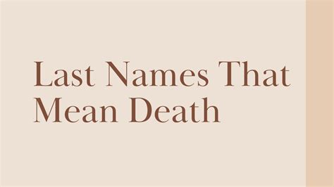 100 Cool Gothic Last Names