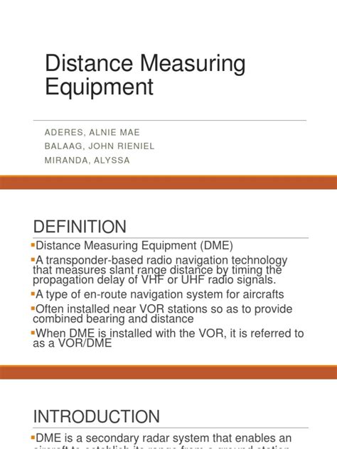 Distance Measuring Equipment Explained 的图像结果
