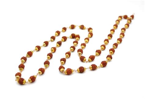 Dharmsaar 54+1 Dana Rudraksha Beads Japa Mala For Astrology And Pooja ...