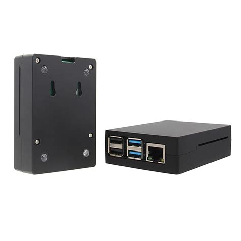 Buy Geekworm Raspberry Pi 4 Aluminum Case with Mounting Hole Passive ...