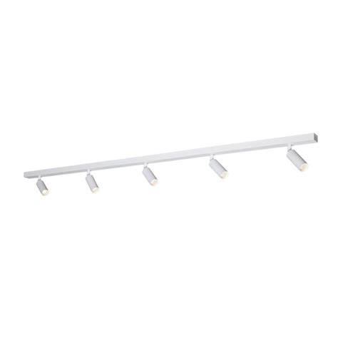 Regleta de techo Slim Blanco Arenado (3xG9)