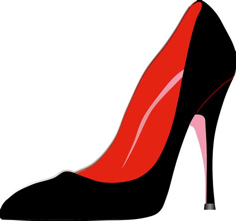 Red Shoes Clipart 8 Dance - Black And Red Shoe Clipart - Png Download ...