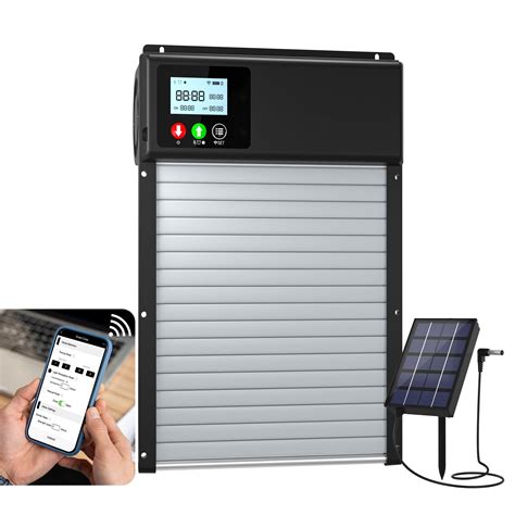 Upgraded 3in1 Automatic Chicken Coop Door Solar Powered Wifi Remote ...